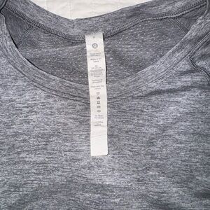Lululemon Gray Athletic Top